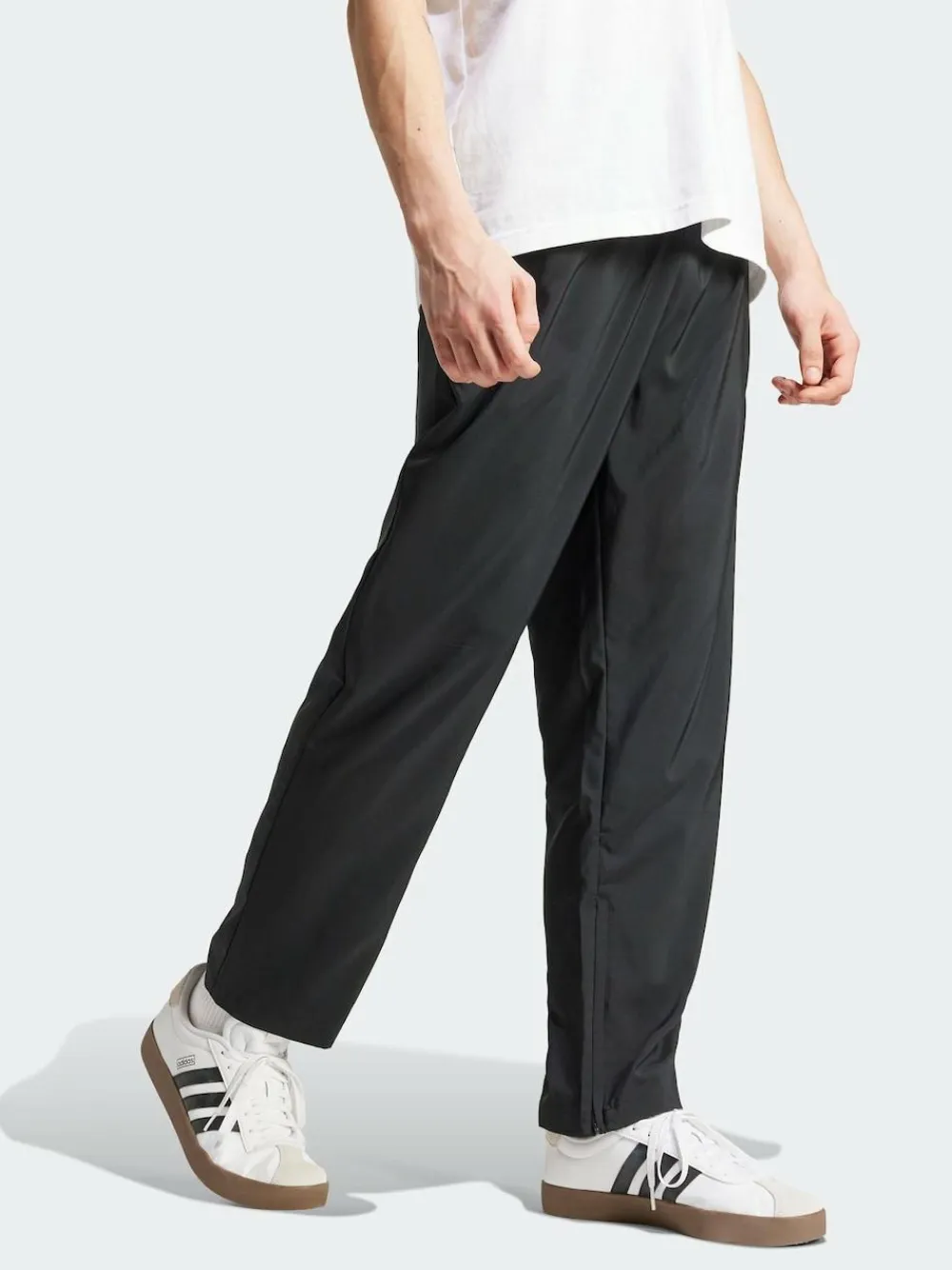 Discount adidas Black Small Essentials Logo Open-Hem Stanford Tracksuit Bottoms