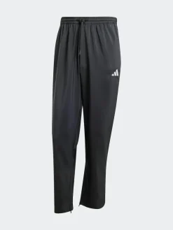Discount adidas Black Small Essentials Logo Open-Hem Stanford Tracksuit Bottoms