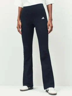 adidas Black Small Logo Flare Leggings^Women Sportswear|Leggings & Sweatpants