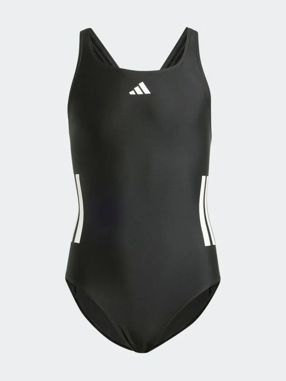 New adidas 3-Stripes C-Back Kids Swimsuit Black