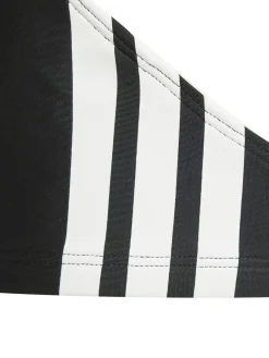 Outlet adidas 3-Stripes V-Back Kids Bikini Black