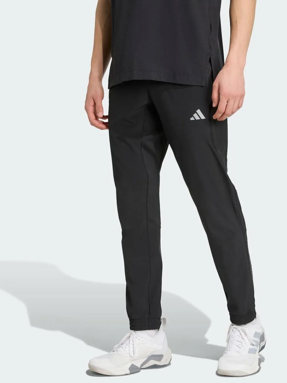 adidas Black Tech Apparel Trackpants^ Joggers|Joggers