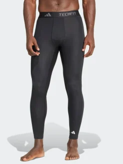 Sale adidas Black TECHFIT Compression Training Long Tights