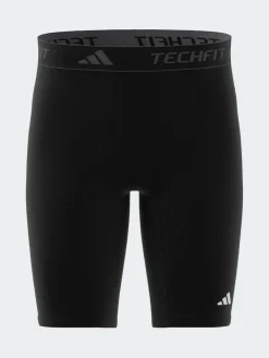 Sale adidas TECHFIT Compression Training Short Tights Black