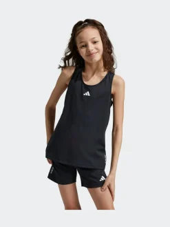 Online adidas Black Techfit Kids Tank Top