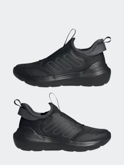 adidas Black Tensaur Comfort Slip On Junior Trainers^BOY Boots|Sneakers