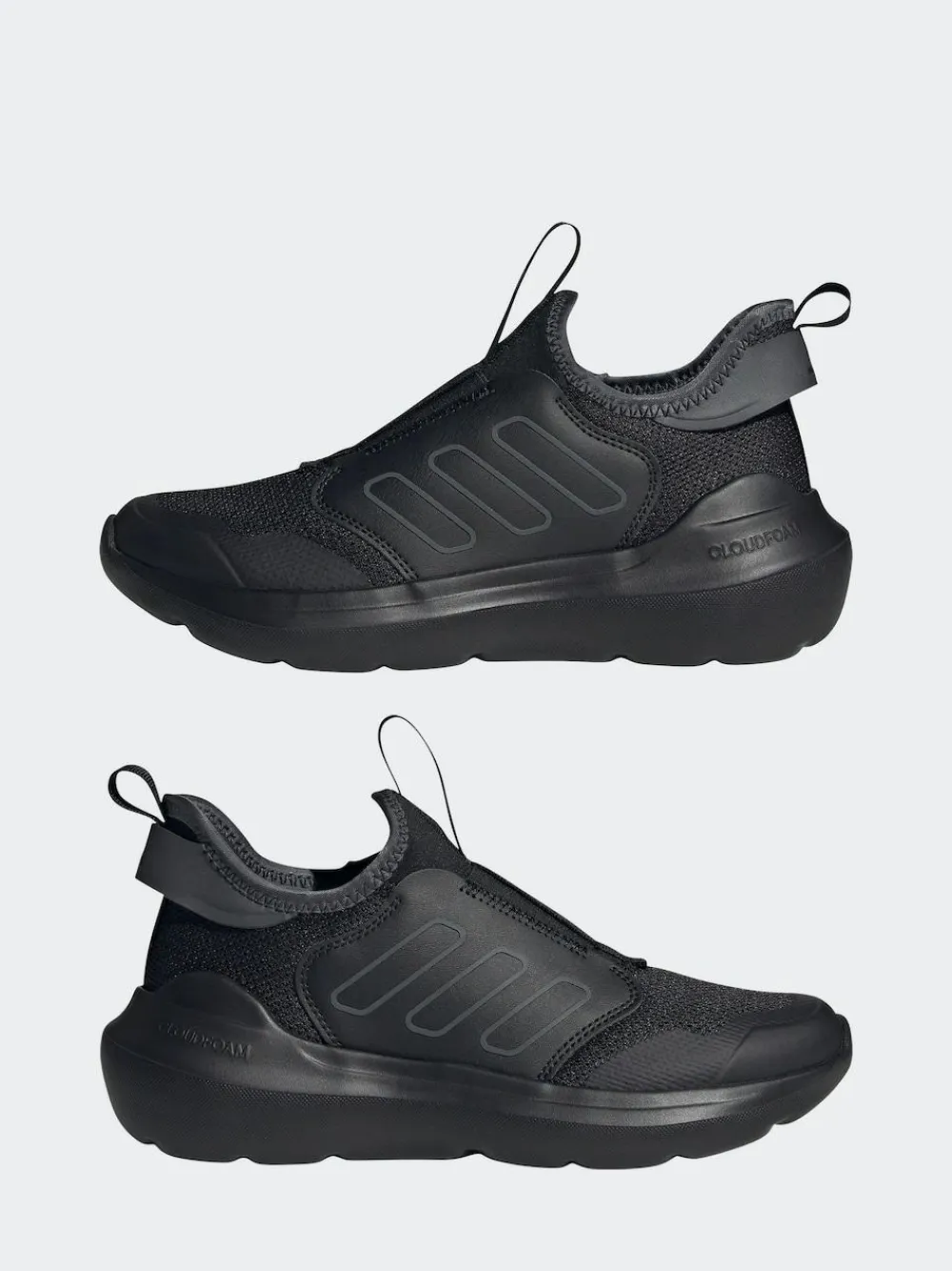 adidas Black Tensaur Comfort Slip On Junior Trainers^BOY Boots|Sneakers