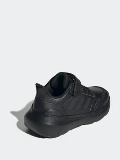adidas Black Tensaur Run 3.0 Hook and Loop Kids Trainers^BOY School Shoes|Boys Shoes