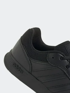 adidas Black Tensaur Switch Lace Junior Trainers^BOY Shoes|School Shoes