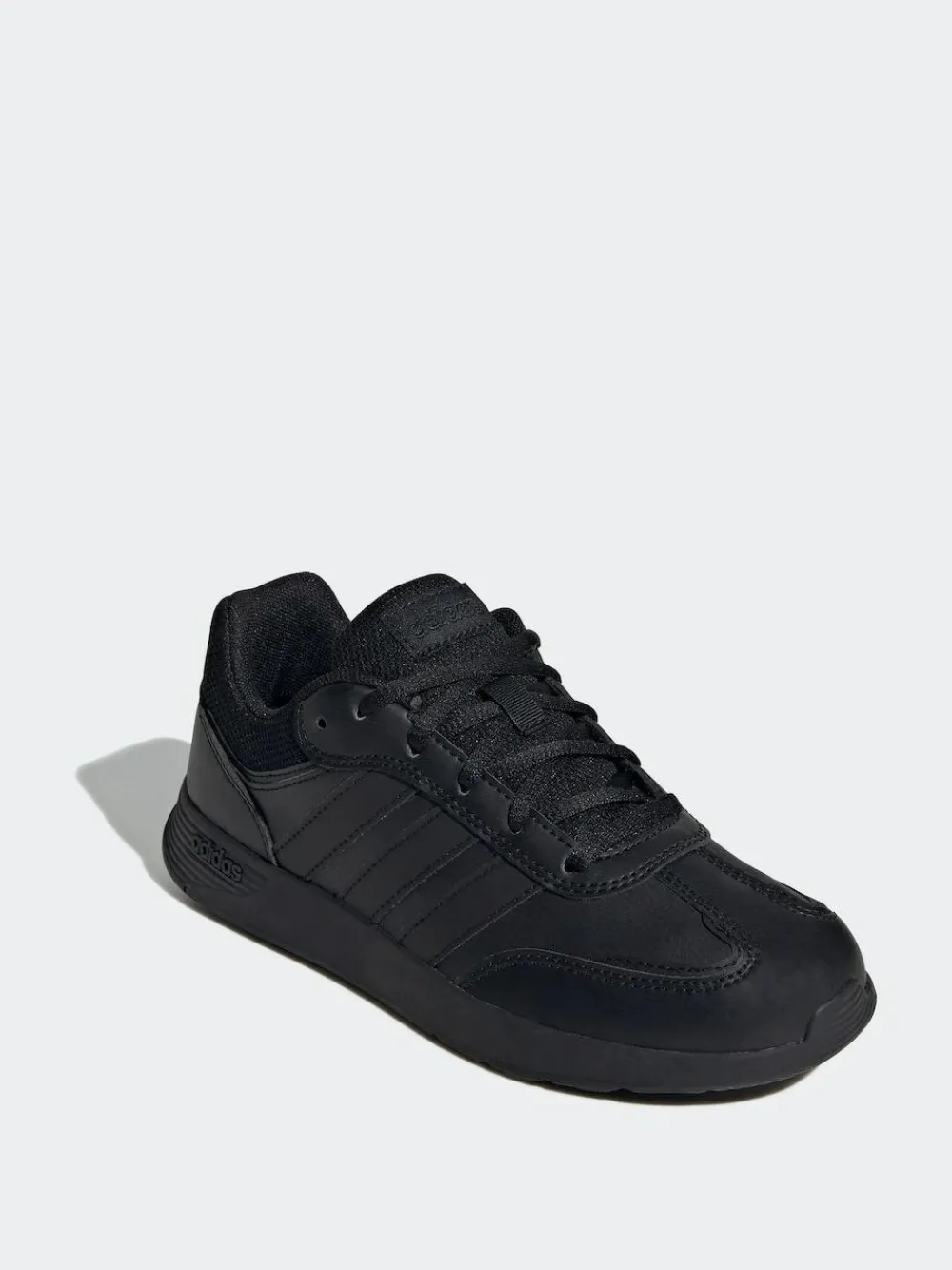 adidas Black Tensaur Switch Lace Junior Trainers^BOY Shoes|School Shoes