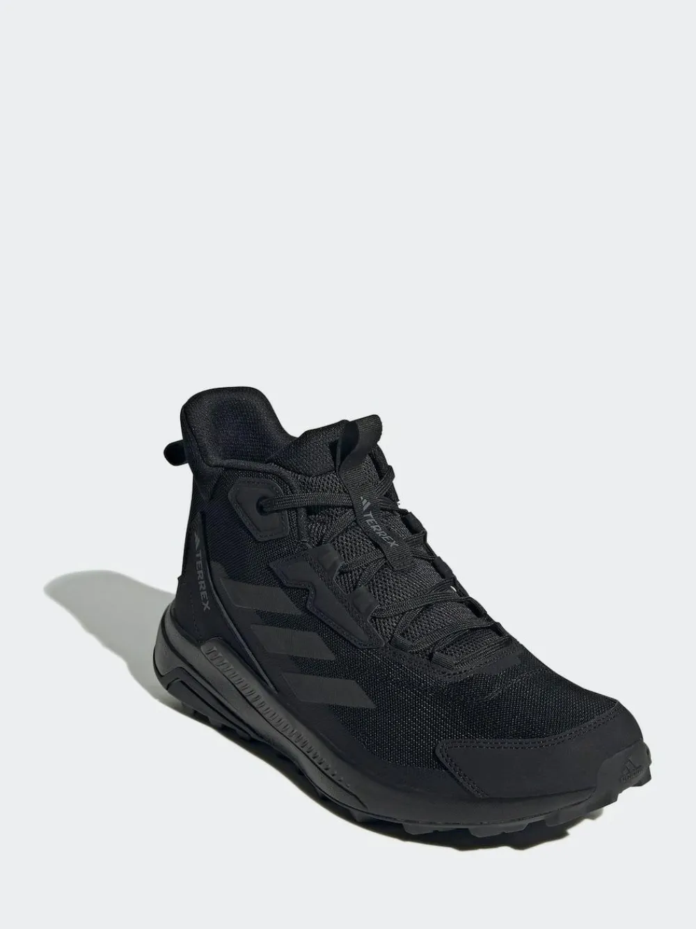 adidas Black Terrex Anylander Mid Hiking Shoes^ Sneakers