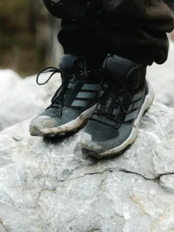 adidas Terrex Ax4r Mid Hiking Kids Trainers^BOY Boots|Boots