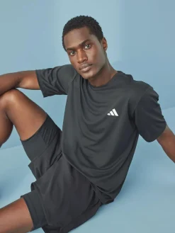 adidas Black Train Essentials Training T-Shirt^ Tops & T-Shirts