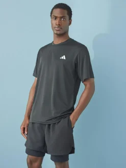 adidas Black Train Essentials Training T-Shirt^ Tops & T-Shirts