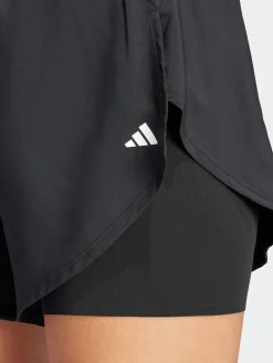 adidas Black Training 2-In-1 Shorts^Women Shorts