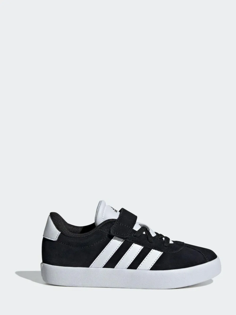 adidas Black VL Court 3.0 Hook and Loop Kids Trainers^BOY Sneakers|Sneakers