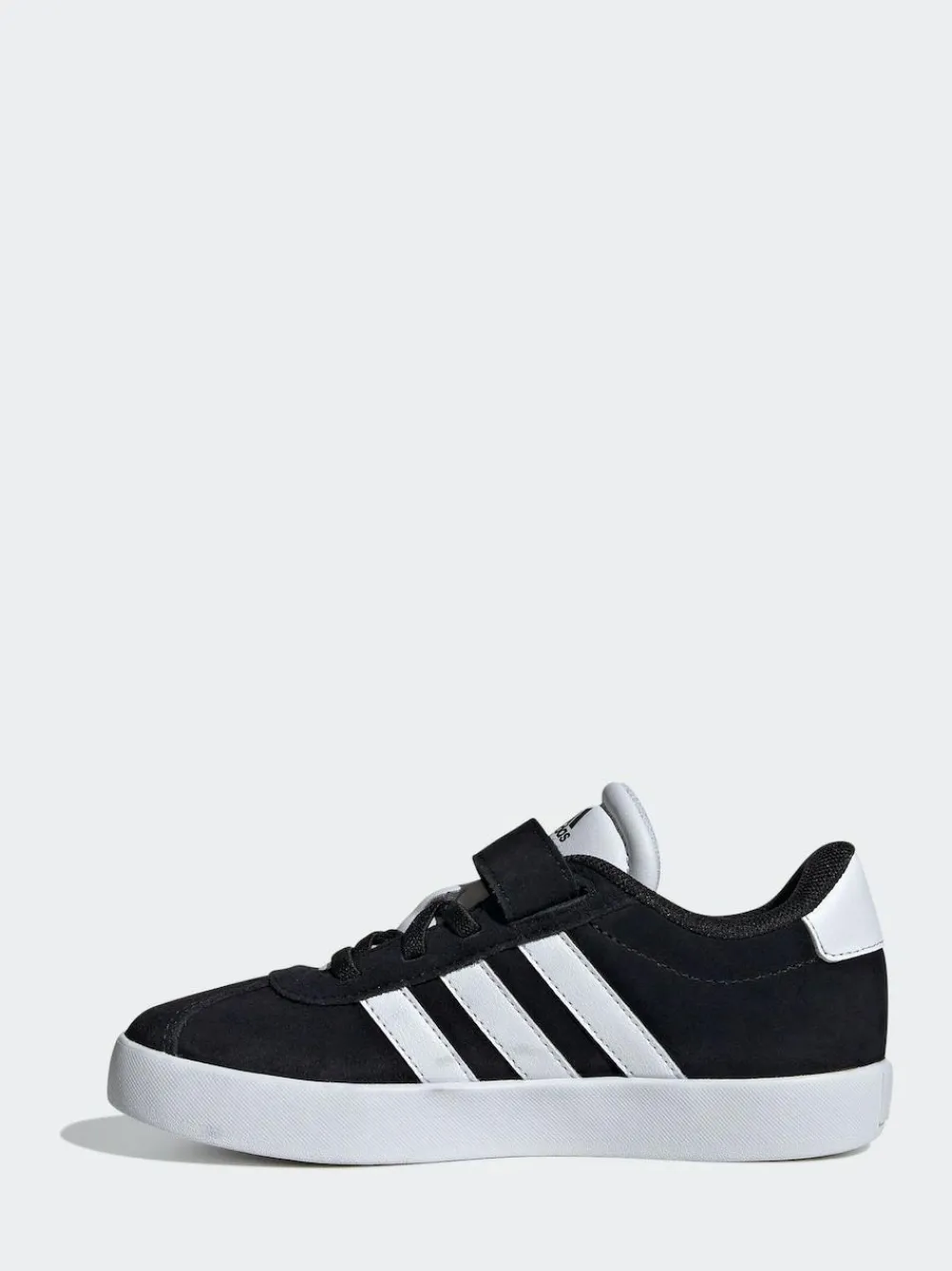 adidas Black VL Court 3.0 Hook and Loop Kids Trainers^BOY Sneakers|Sneakers