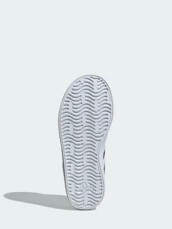 adidas Black VL Court 3.0 Hook and Loop Kids Trainers^BOY Sneakers|Sneakers