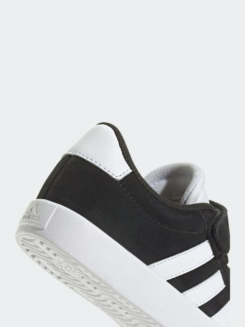 adidas Black VL Court 3.0 Hook and Loop Kids Trainers^BOY Sneakers|Sneakers