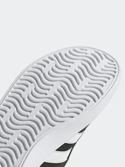 adidas Black VL Court 3.0 Hook and Loop Kids Trainers^BOY Sneakers|Sneakers