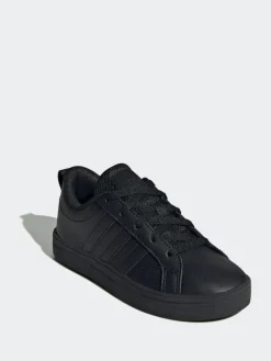 adidas Black VS Pace 2.0 Lace Kids Trainers^BOY School Shoes|Boys Shoes