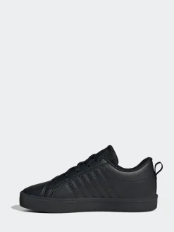 adidas Black VS Pace 2.0 Lace Kids Trainers^BOY School Shoes|Boys Shoes