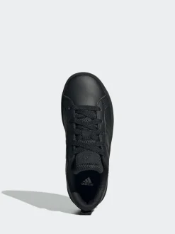 adidas Black VS Pace 2.0 Lace Kids Trainers^BOY School Shoes|Boys Shoes