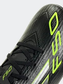 adidas Black/Grey Adult F50 Club Firm/Multi Ground Boots^ Soccer Cleats