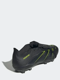 New adidas Black/Grey Adult Predator League Fold-Over Tongue Firm/Multi Ground Boots