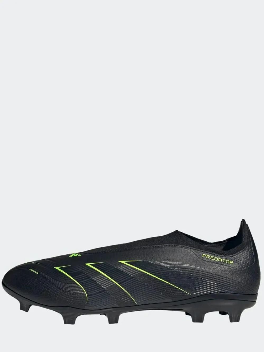 adidas Black/Grey Adult Predator League Laceless Firm/Multi Ground Boots^ Soccer Cleats