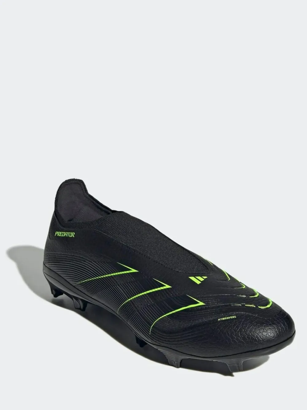 adidas Black/Grey Adult Predator League Laceless Firm/Multi Ground Boots^ Soccer Cleats