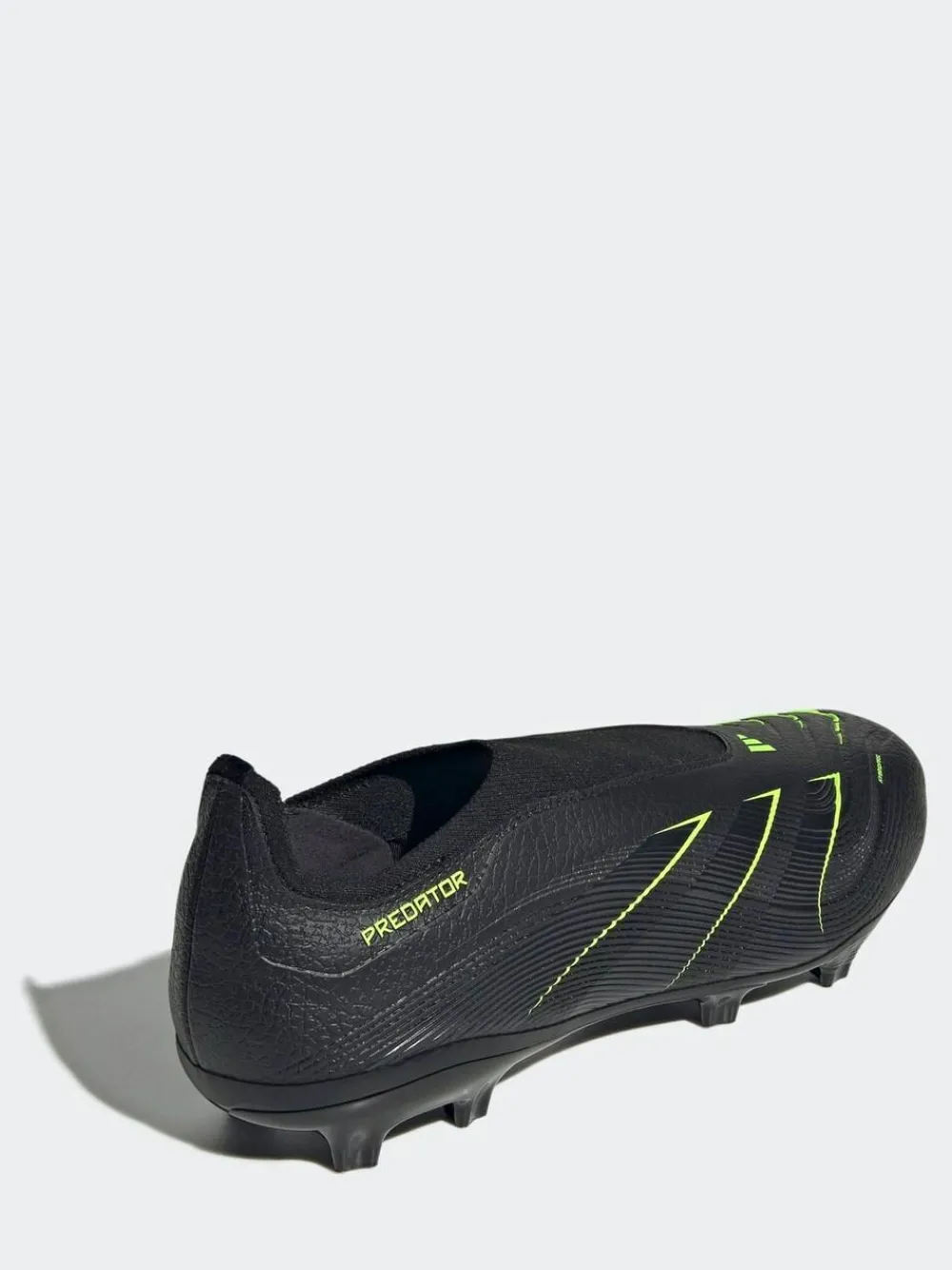 adidas Black/Grey Adult Predator League Laceless Firm/Multi Ground Boots^ Soccer Cleats