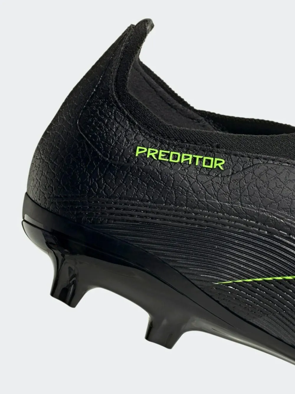 adidas Black/Grey Adult Predator League Laceless Firm/Multi Ground Boots^ Soccer Cleats