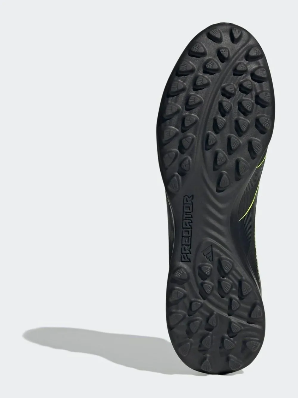 adidas Black/Grey Adult Predator League Fold-Over Tongue Turf Boots^ Soccer Cleats