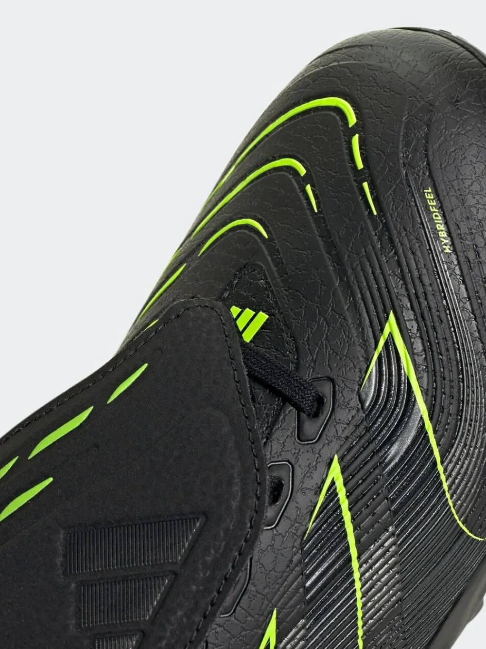 adidas Black/Grey Adult Predator League Fold-Over Tongue Turf Boots^ Soccer Cleats