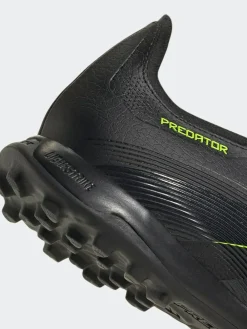 adidas Black/Grey Adult Predator League Fold-Over Tongue Turf Boots^ Soccer Cleats