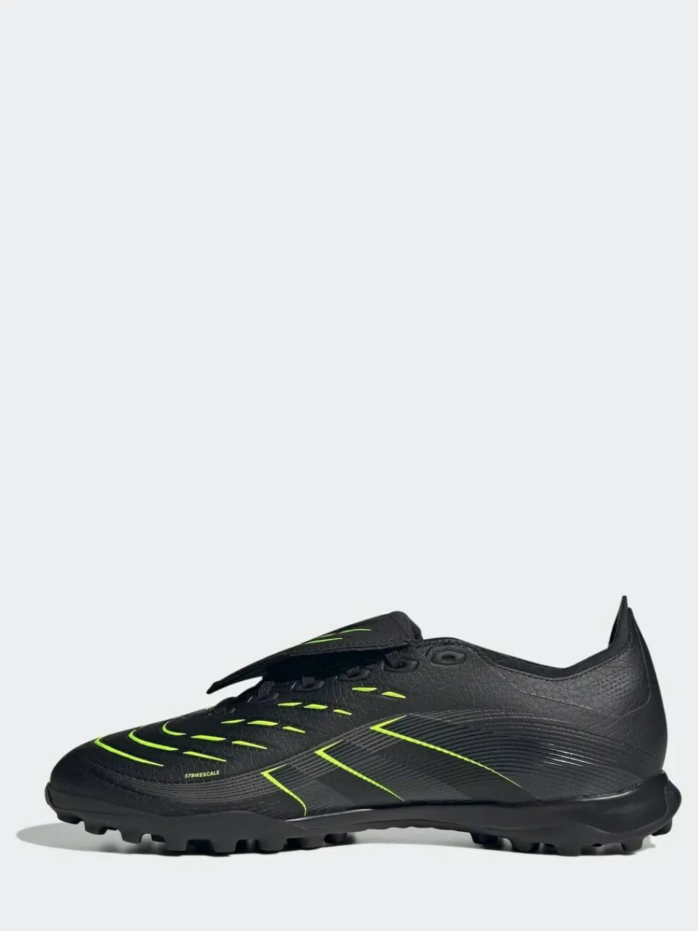 adidas Black/Grey Adult Predator League Fold-Over Tongue Turf Boots^ Soccer Cleats