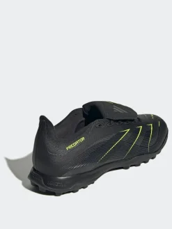 adidas Black/Grey Adult Predator League Fold-Over Tongue Turf Boots^ Soccer Cleats