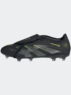 Online adidas Black/Grey Adult Predator Pro Fold-Over Tongue Firm Ground Boots