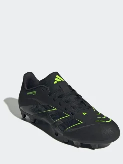 Discount adidas Black/Grey Adult Predator Club Firm Ground Boots