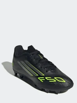 Clearance adidas Black/Grey Kids F50 Club Firm/Multi-Ground Boots