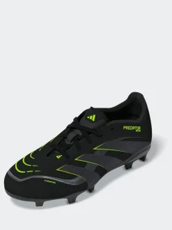 adidas Black/Grey Kids Predator League Firm/Multi Ground Boots^ Soccer Cleats