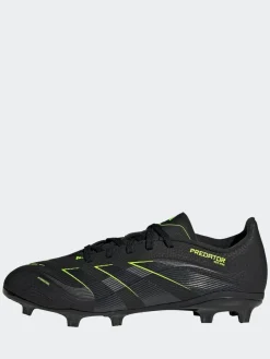 adidas Black/Grey Kids Predator League Firm/Multi Ground Boots^ Soccer Cleats