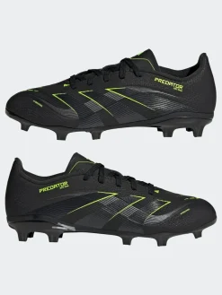adidas Black/Grey Kids Predator League Firm/Multi Ground Boots^ Soccer Cleats