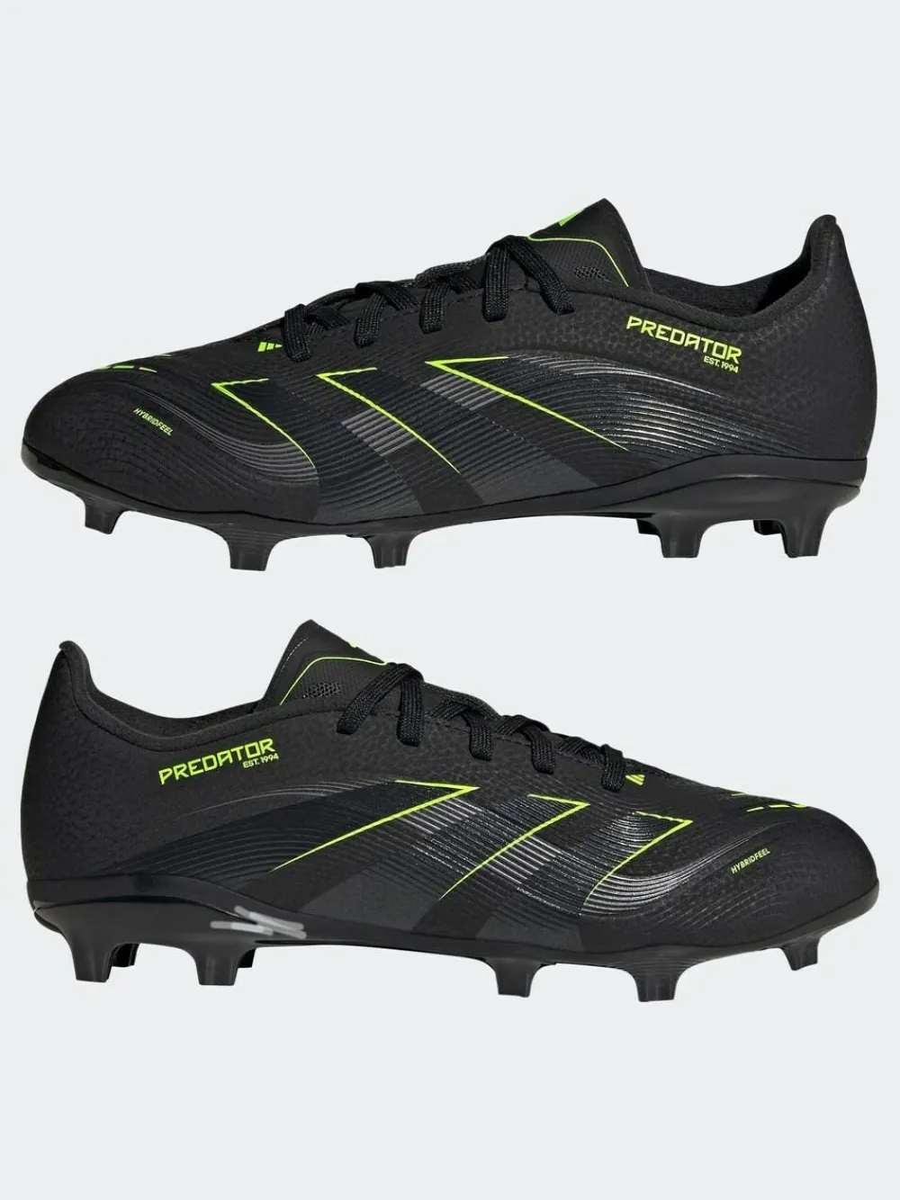 adidas Black/Grey Kids Predator League Firm/Multi Ground Boots^ Soccer Cleats