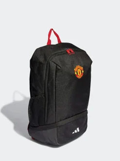 adidas Black/Red Manchester United Backpack^ Bags