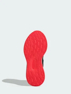 Clearance adidas Black/Red Runfalcon 5 Elastic Lace Running Kids Trainers