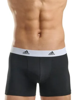 Best adidas Active Flex Cotton 3 Pack Boxers 5inch Black/White