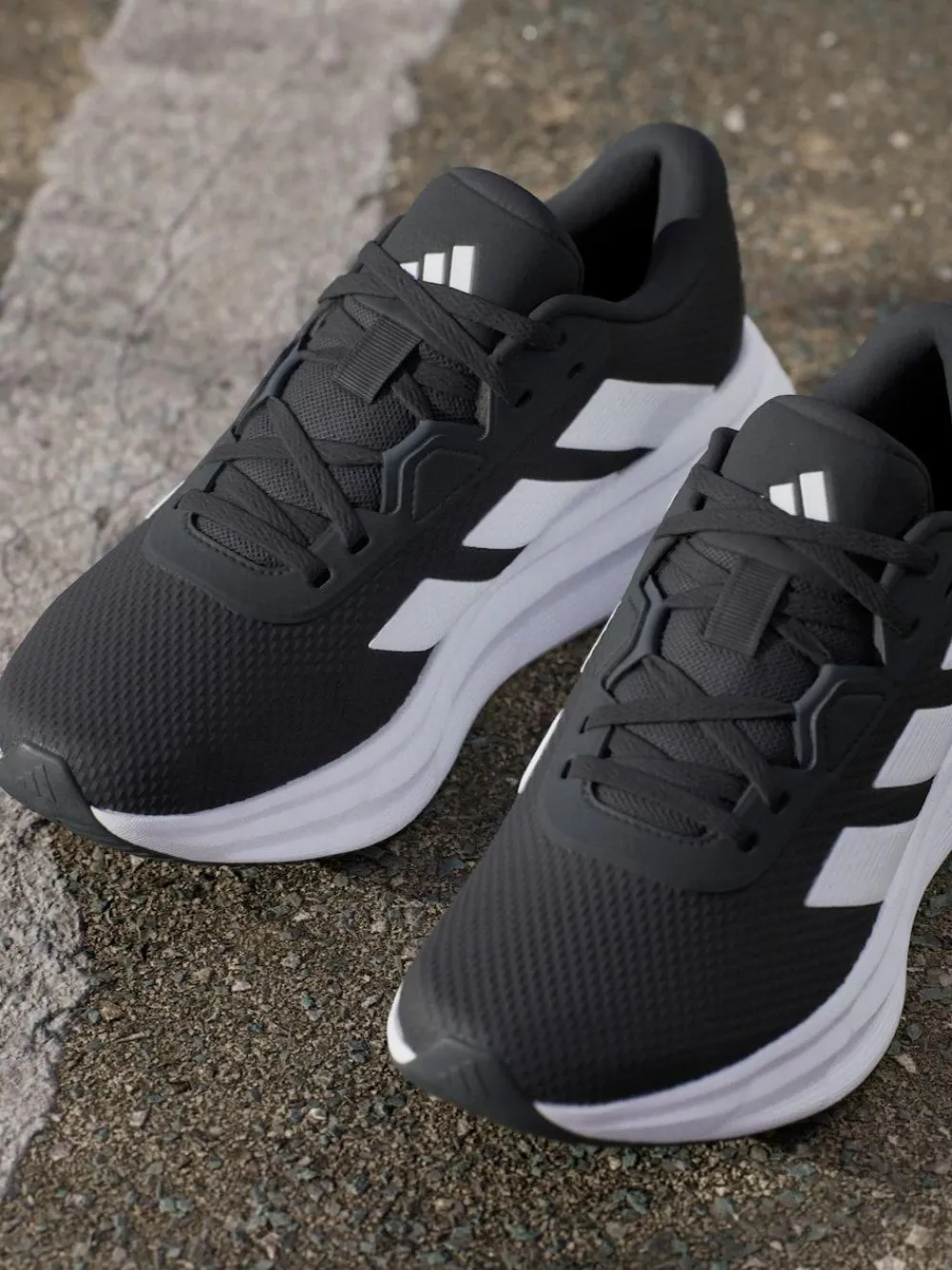 Sale adidas Black/White Galaxy 7 Trainers