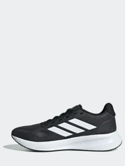 Outlet adidas Black/White Runfalcon 5 Lace Running Junior Trainers